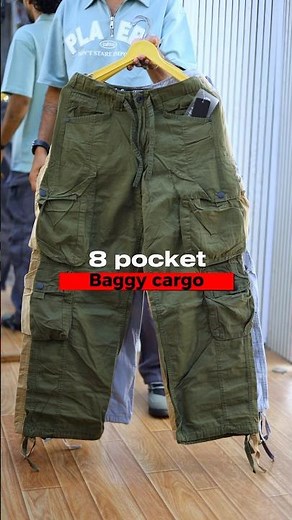 8 pocket cargo pants | Best baggy pants men | how to wear baggy cargo pants #shorts