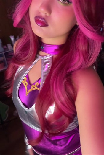 Starfire Halloween Costume DIY Transition