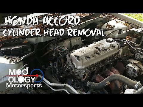 Honda Accord Cylinder Head Removal (Step by Step)
