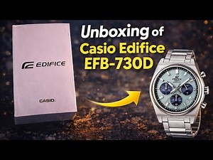 Casio Edifice EFB-730D-2BV Unboxing & Review | Premium Sports Chronograph Watch