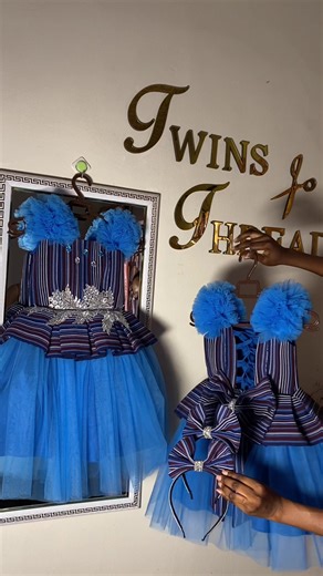 I understood the assignment✅🛍Send us a dm to shop this piece #twinsthread #fashiondesigner #asooke #kiddies