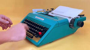 Working Typewrite Olivetti Studio 45 Blue Manual Typewriter QWERTY Retro Gift Writer Vintage Spanish Typewriter Modernist Office Writer Gift - Etsy
