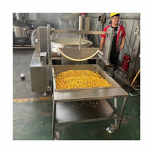 [Hot Item] Industrial Seasoning Mushroom Oil Popping Commercial Gas Electric Induction Heating Popcorn Machine