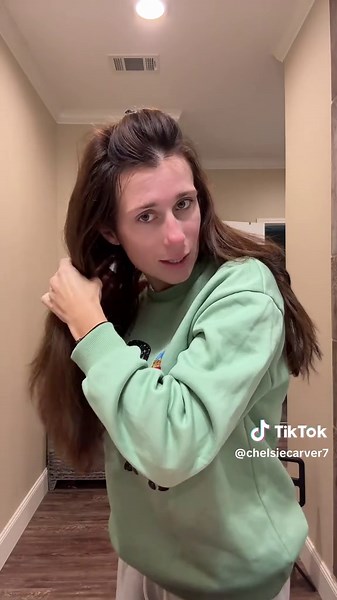Learning new techniques with hair can be fun… #curlinghairtutorial #hairtok #hairtools