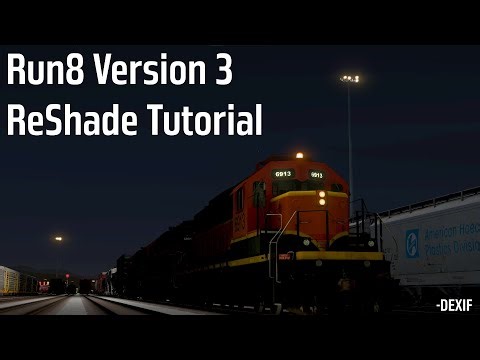 Run8 Train Simulator V3 - ReShade Setup Tutorial