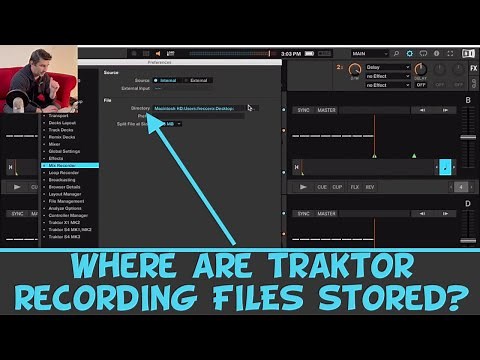 Where are Traktor Recording Files Stored?