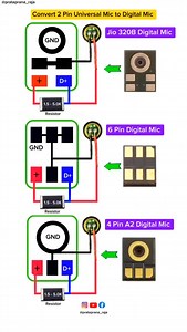 Convert 2 Pin Universal Mic to Digital Mic 🎤📲🛠️✅ | Prãtãp Ràñâ