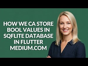 How We Ca Store Bool Values In Sqflite Database In Flutter Medium.com - Julia'sTutorials