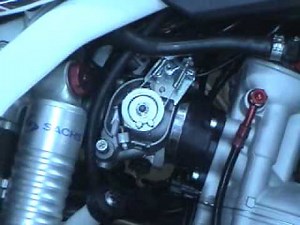 Husqvarna Mikuni F/I throttle Plate Hard stop screw Adjustment