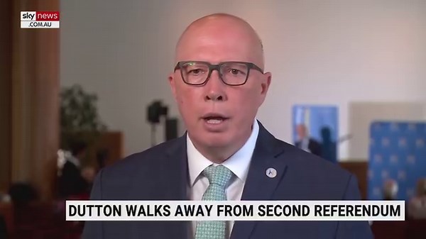 1.6K views · 134 reactions | Opposition Leader Peter Dutton has walked back his offer to symbolically recognise Indigenous Australians in the constitution, declaring the public is “over” referendums following the Voice’s defeat. Watch the full episode at www.skynews.com.au/flash | Sky News Australia | Facebook
