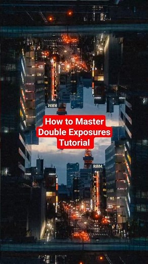 Mastering double exposure techniques tutorial #photography #japan #tokyostreet #streetphotography