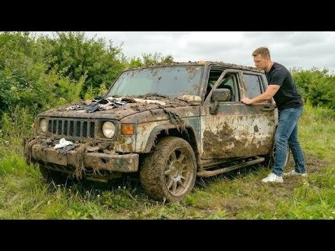 Asmr Car Restoration! Full Restoration of a HUMMER H2 2009 from Total Disrepair to Looking New