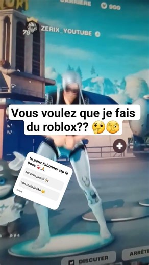 Vous voulez que je fais du roblox?🫣🤔?#unchaind #fortnite #viral #viralshorts #shorts