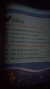 nswer these questions in your note book.... | Filo