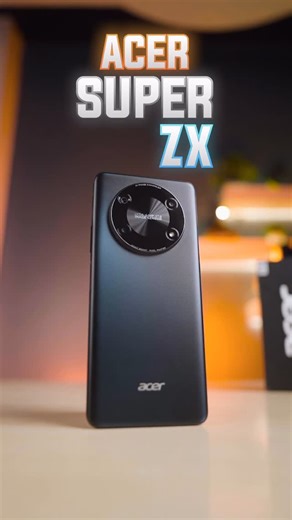 BanglaByte on Instagram: "Acer Super ZX 5G🤩 This phone looks premium, performs well, and costs just ₹10,000! The Acer Super ZX comes with a Dimensity 6300 5G processor, capable of running BGMI at 40 FPS with decent stability. You also get a 120Hz FHD+ display, 5000mAh battery, and 33W fast charging. Design-wise, it reminds us of the OPPO Find X8 Pro, and the software is clean. The 64MP main camera does a decent job, though the 2MP secondary sensors are mostly fillers. For budget gamers o