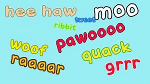 英语学习 动物的声音歌The Animal Sounds Song