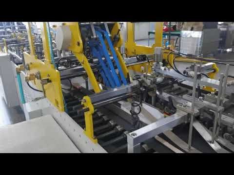 paper bag bottom pasting machine