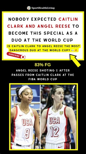 CAITLIN CLARK & ANGEL REESE ARE UNSTOPPABLE TOGETHER! #wnba #news #usa #abd #champion #fiba