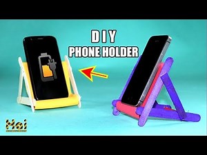 Cara Membuat Stand Sandaran HP Dari Stik Eskrim Kreasi Stik Eskrim