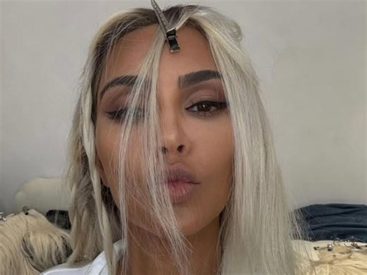 Kim Kardashian Teases ‘Blonde’ In Selfie, Is A Bold New Makeover About To Drop?