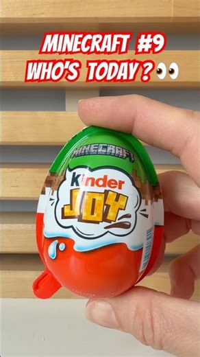 Minecraft Kinder Joy Unboxing! Who Did I Get? 🎮🥚 #asmrunboxing #minecraftvideo #toys #kinderjoy