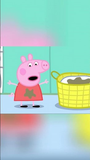 Peppa and George Get Mud on Daddy Pig's Shirt! 👕