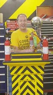 Check Your Extinguisher #chrisboden #comedy #engineering #educational #safety #fire #gauge #fault