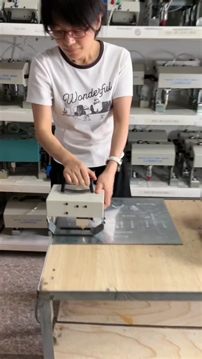 Brenda Liu on Instagram: "#Pneumatic rotary marking machine # Metal marking machine # Flange marking # Brake disc marking"