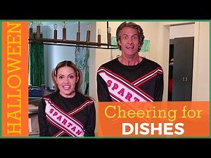 Halloween SNL Parody | Cheering for Dishes | The Holderness Family