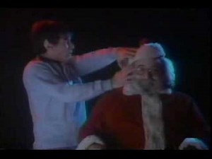 Mr. Spock Performs Vulcan Mind Meld On Santa Claus