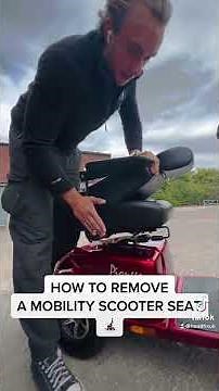How to remove a Mobility Scooter seat 💺 ‪@mobilityxstore‬