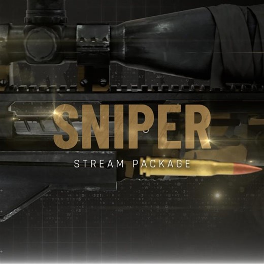 Sniper 3D Animated Stream/twitch Overlays Pack | Fps/military Streamer Package | Alerts, Webcam Overlays, OBS Scenes, Transitions, Panels - Etsy