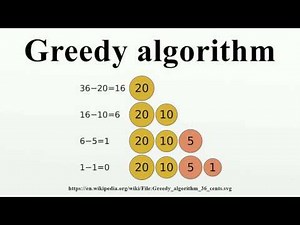 Greedy algorithm