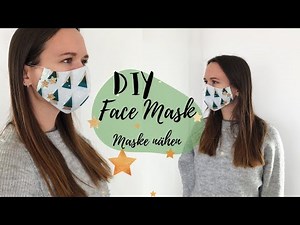 Christmas Face Mask Free Pattern | Weihnachtliche Mund-Nasen-Maske nähen mit gratis Schnittmuster!