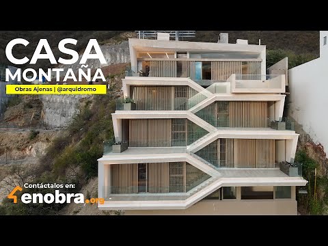 CASA EN LA MONTAÑA | Una CASA con PENDIENTE de 20 METROS | Obras Ajenas | @Arquidromo