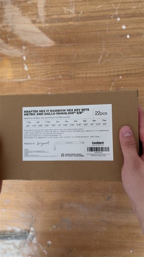 Unbox toolant Allen Wrenches📦. It's magnetized and has ball-end design 🛠️#toolant #tools #TikTokMadeMeBuyIt #foru #allenwrench #allenkey #carrepair