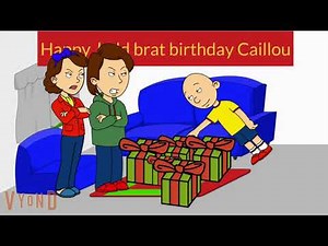 Caillou Gets Grounded On His Birthday