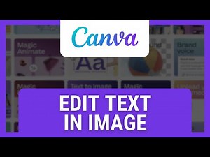 Edit Text in Image with Canva AI