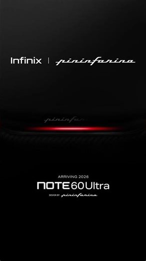 Infinix NOTE 60 Ultra: Designed by Legendary Pininfarina
