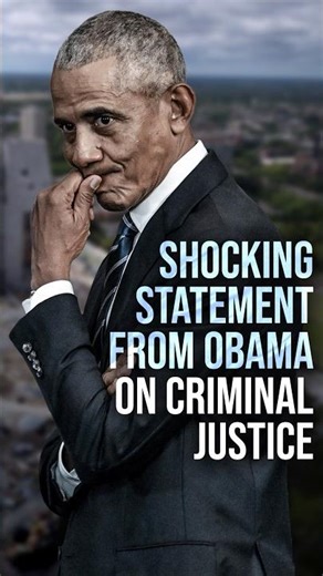 Shocking Statement from Obama on Criminal Justice