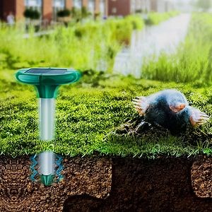 [Hot Item] Sonic Animal Repeller Solar Powered Mole Vole Solution for Garden Pests