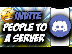 How to Invite People to a Discord Server iPhone & Android 2021 ✅