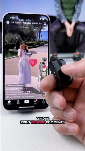 AIRKLC Finger Ring Mouse – Control at Your Fingertips