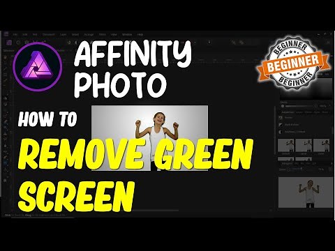 Affinity Photo How To Remove Green Screen