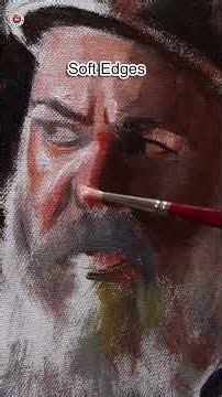Soft, Hard and Lost Edges in Portrait Painting