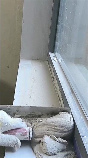 POP Putty Work | Windows Ke Side Gap Ko Kaise Bhare Aur Perfect Level Kare | DIY Home Tips