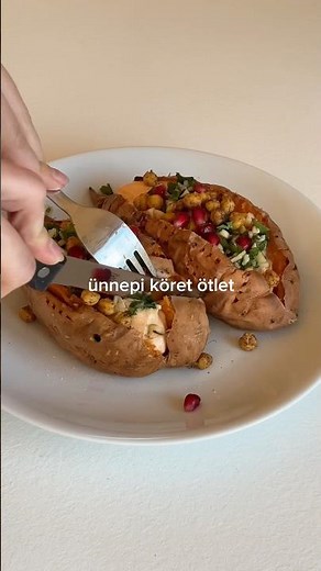 Vlogmas 7 | Ünnepi köret: töltött édesburgonya 🍠✨🍽️