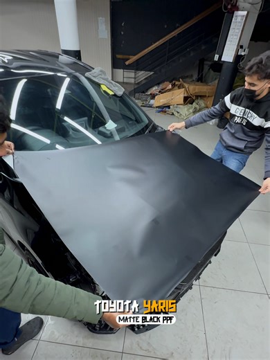 Toyota Yaris – Matte Black Color PPF Applied 🖤✨ Give your Toyota Yaris Japanese a bold new look with Matte Black Color Paint Protection Film (PPF) — style and protection in one upgrade. 🛡️ Premium quality color PPF 🎨 Change car color while protecting original paint ✨ Smooth matte premium finish 👌 Perfect fitting & professional application ⏳ Long lasting & durable protection Why choose Color PPF? ✔️ Protects from scratches & minor damage ✔️ Preserves original paint underneath ✔️ Gives a compl