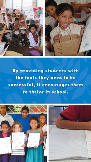 For so many around the world, education is an essential part of breaking the cycle of poverty. Many students living in impoverished areas of the United States and worldwide cannot afford basic educational necessities, including school supplies that are needed to succeed in the classroom. As part of our mission of caring for those in need, we manufacture school notebooks for students through our in-house Print Center. By supplying these notebooks along with additional donated school materials, Ma