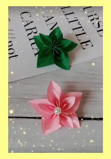 超簡単！可愛い折り紙の桜を作ろう